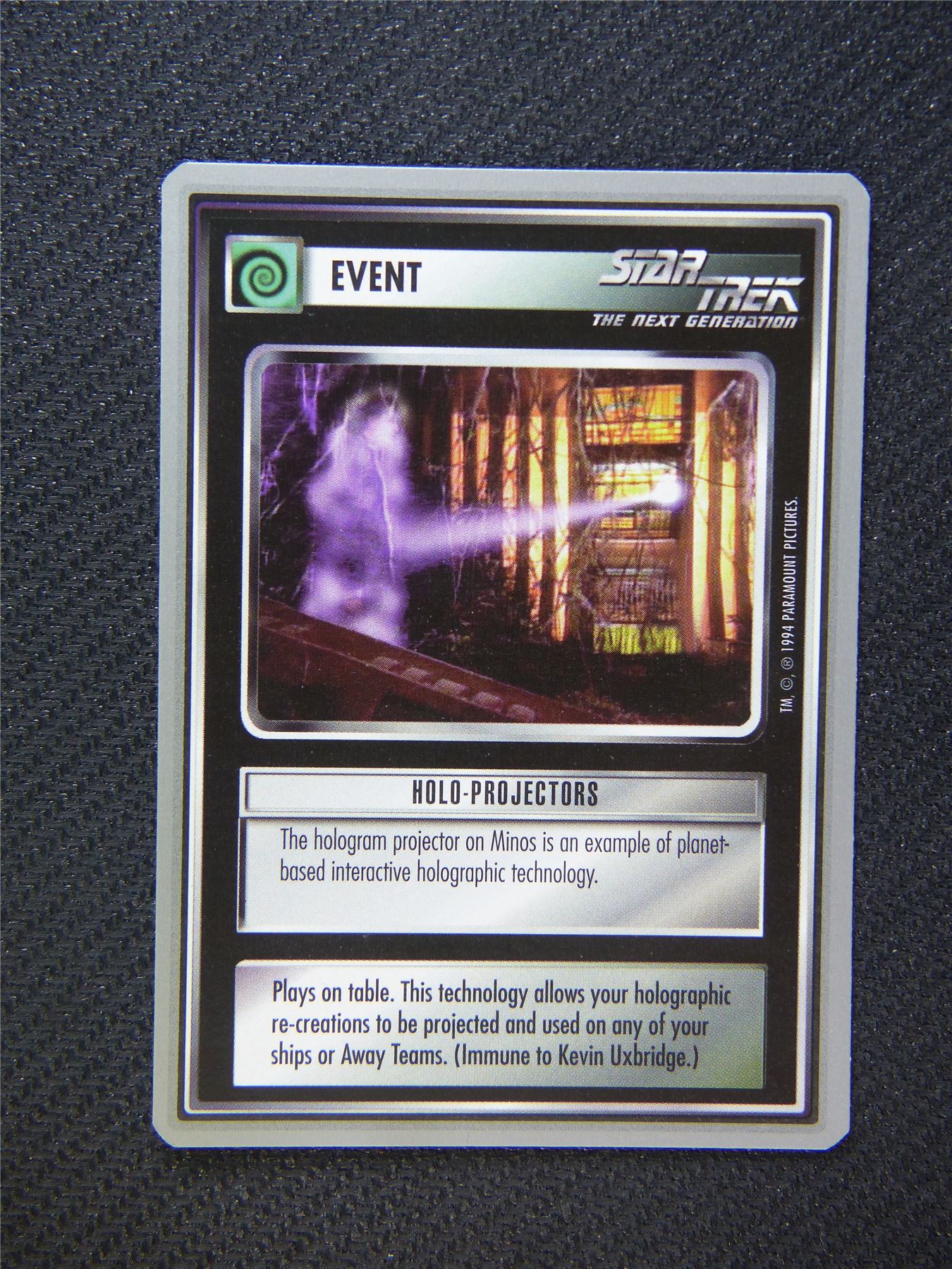 Event Holo Projectors - Star Trek Silver Border Card Decipher #2D9
