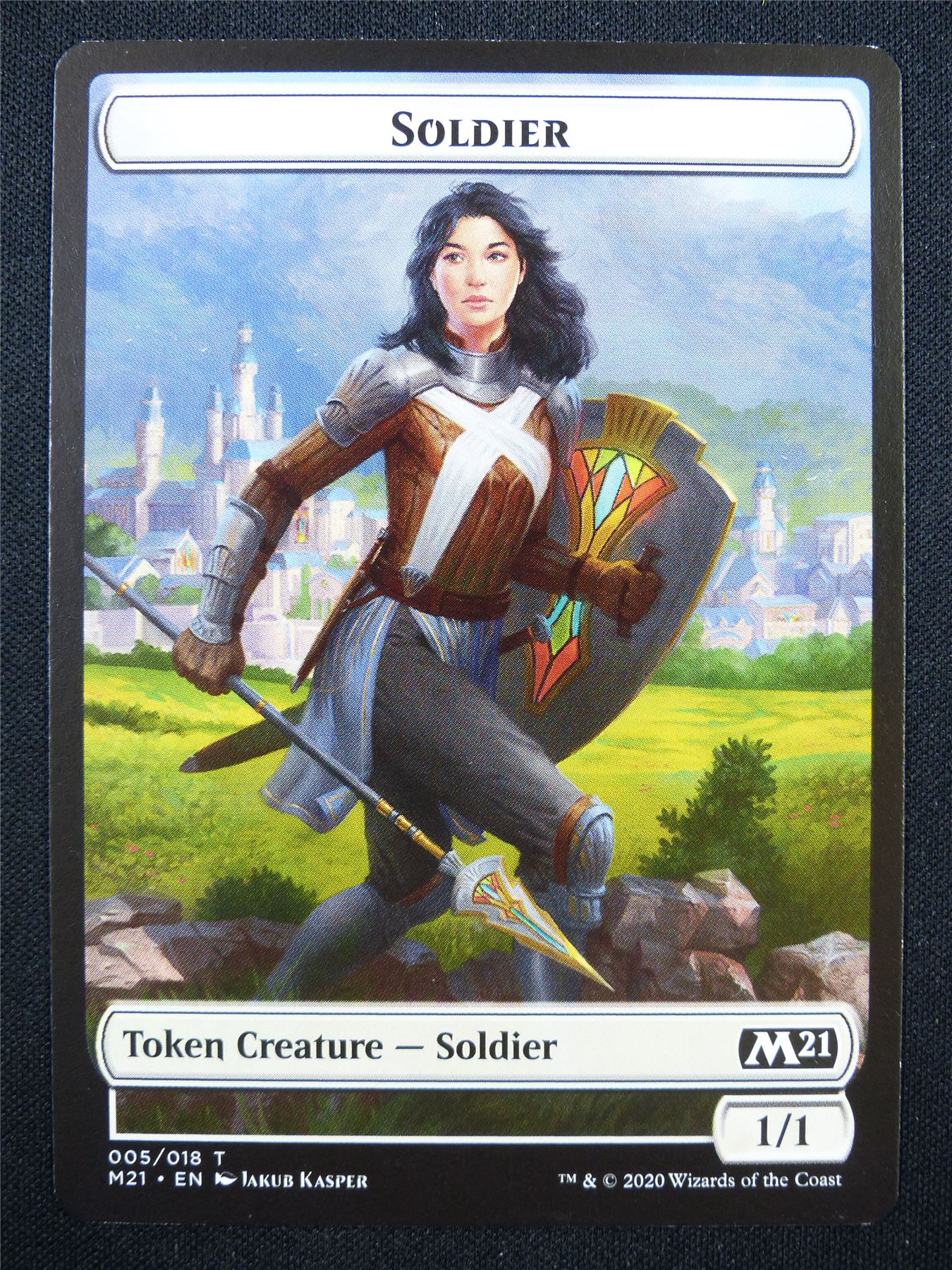 Soldier Token - Mtg Card #2BX