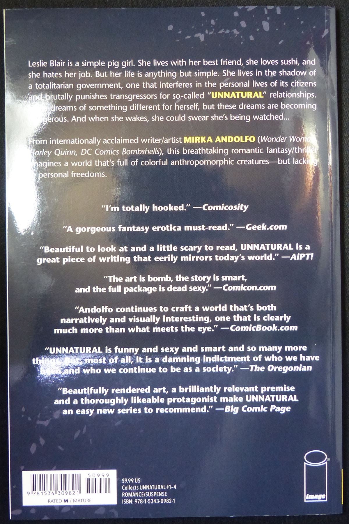 UNNATURAL Vol 1: Awakening - Image Graphic Softback #P5