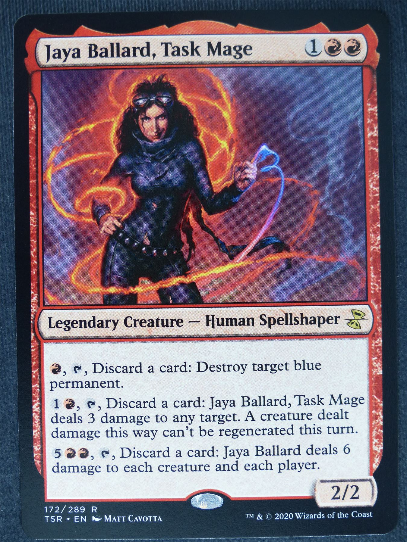 Jaya Ballard Task Mage - Remastered - Mtg Magic Cards #K0