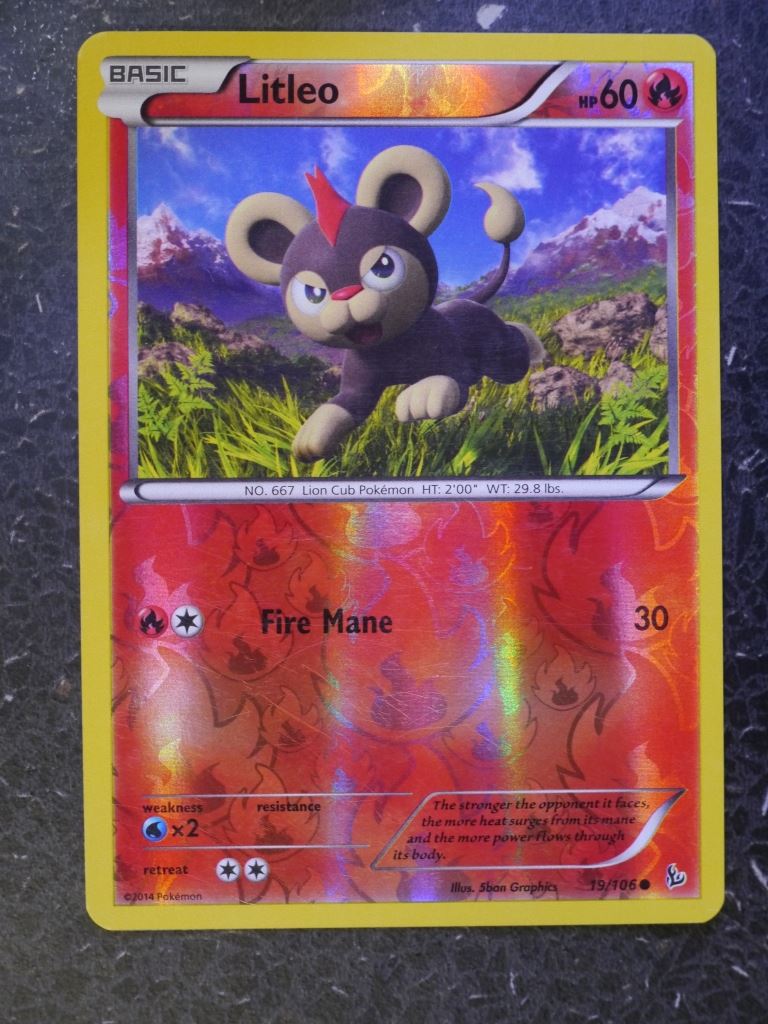 Pokemon Cards: LITLEO 19/106 REVERSE HOLLOW # 5G78 Archeron Pokemon Cards: LITLEO 19/106 REVERSE HOLLOW # 5G78 Archeron
