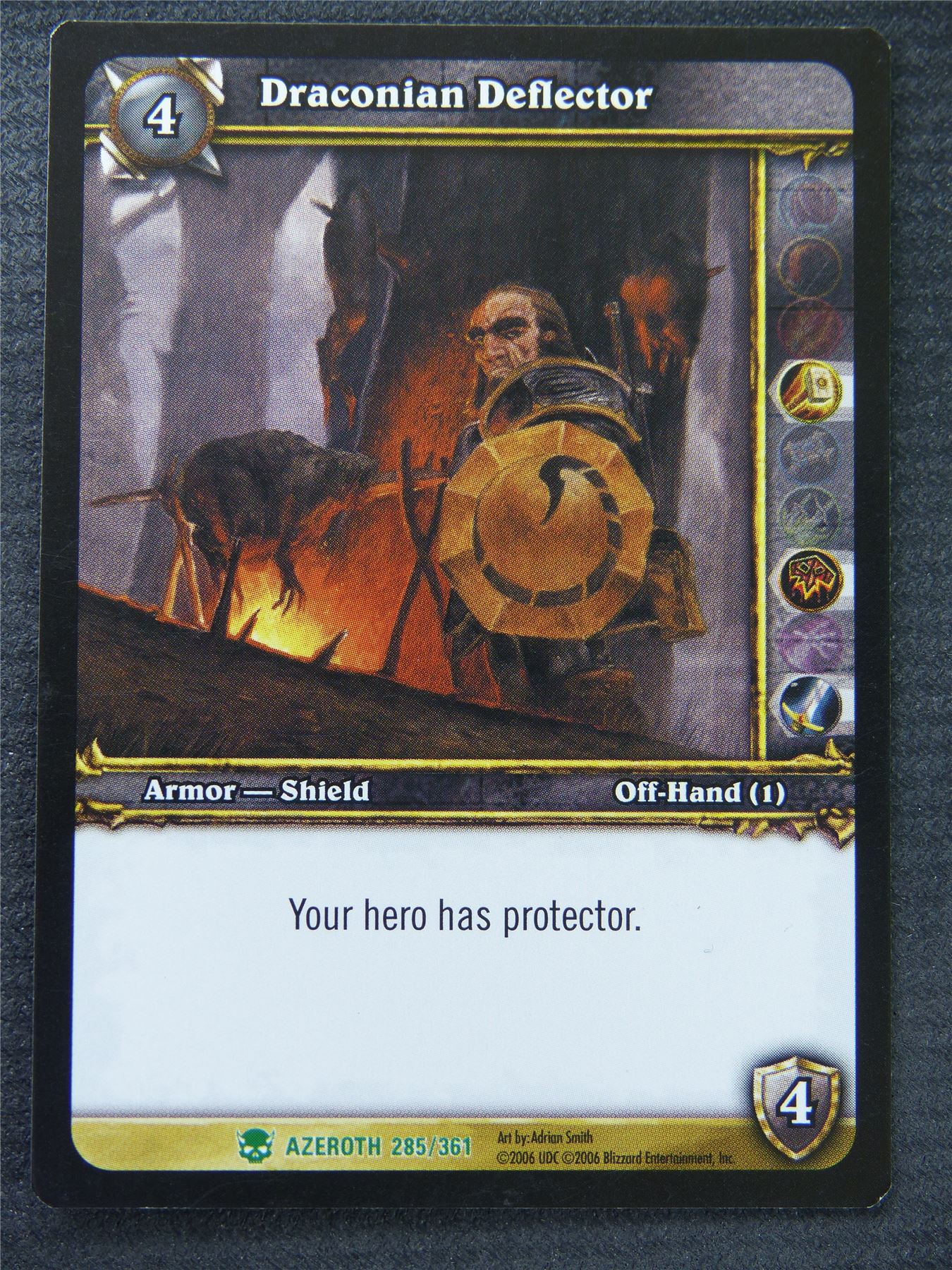Draconian Deflector - Uncommon - World Of Warcraft #1EY