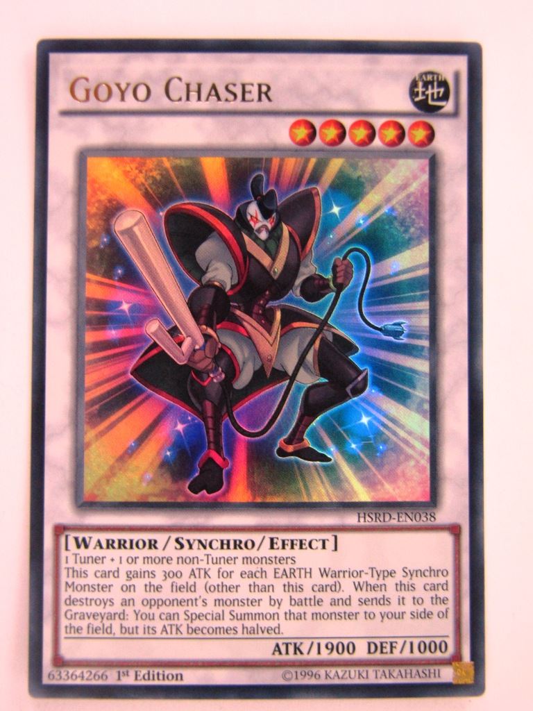 Yugioh Cards: GOYO CHASER HSRD ULTRA RARE # 4H10 Archeron Yugioh Cards: GOYO CHASER HSRD ULTRA RARE # 4H10 Archeron