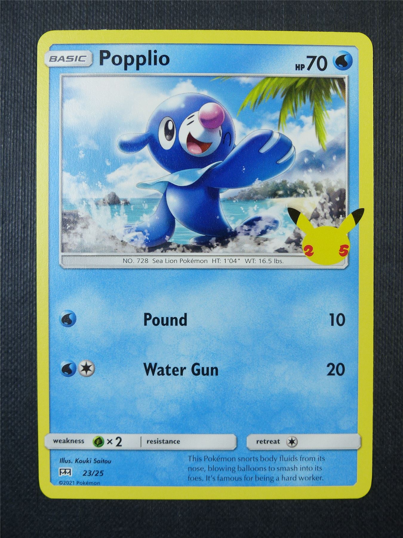 Popplio 23/25 McDonalds Promo - Pokemon Card #9QI Archeron Popplio 23/25 McDonalds Promo - Pokemon Card #9QI Archeron