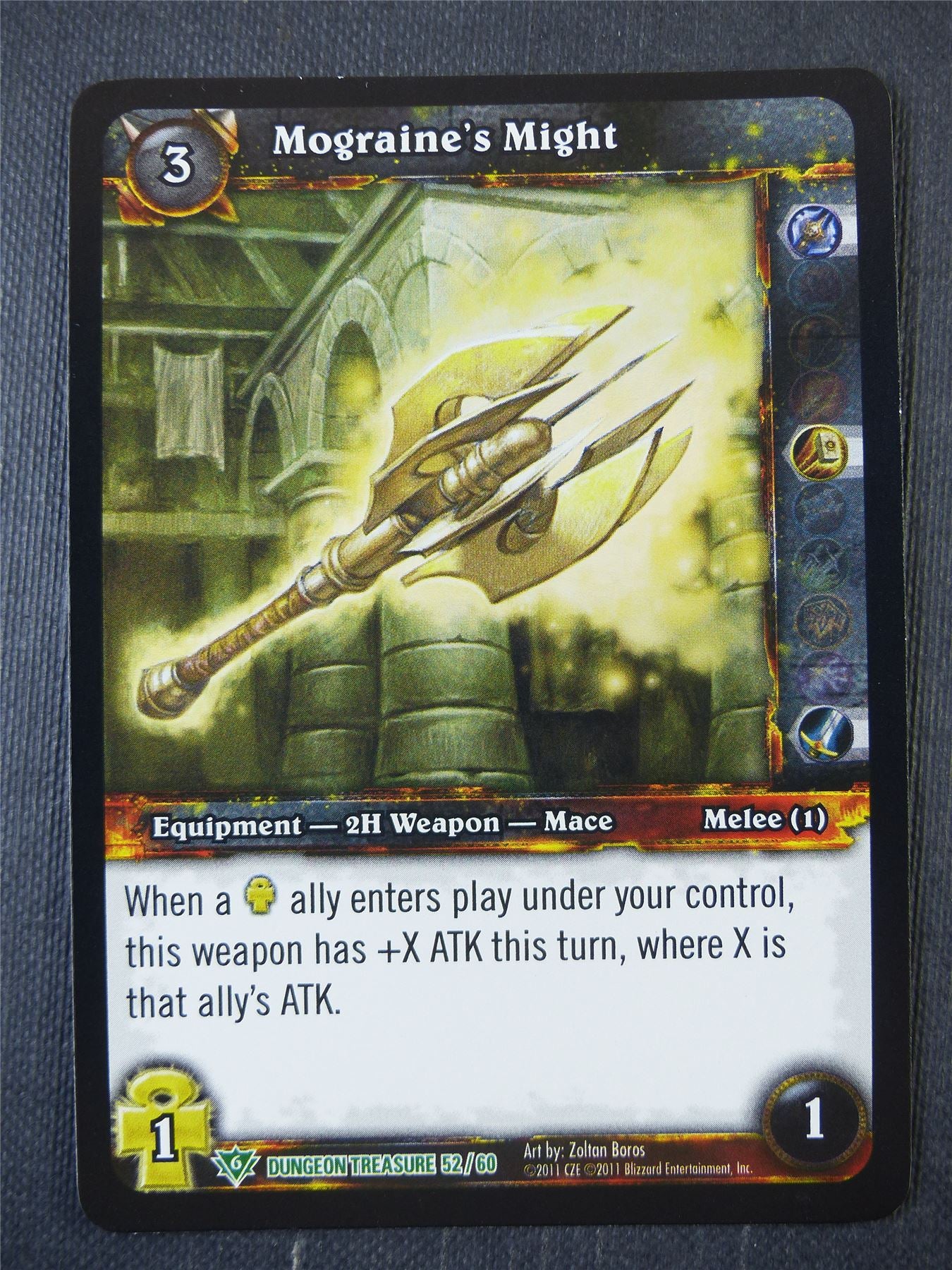 Mograine's Might 52/60 Foil - WoW Card #19H