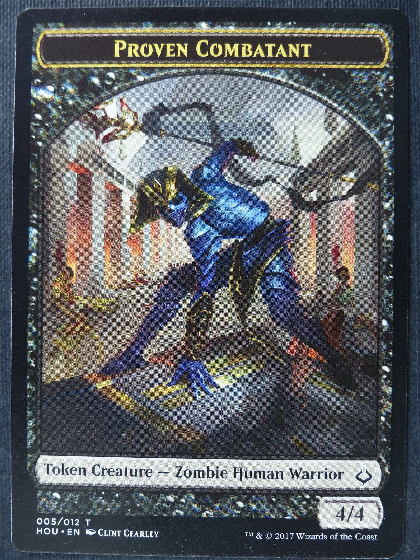 Proven Combatant Token - Mtg Card #3U6
