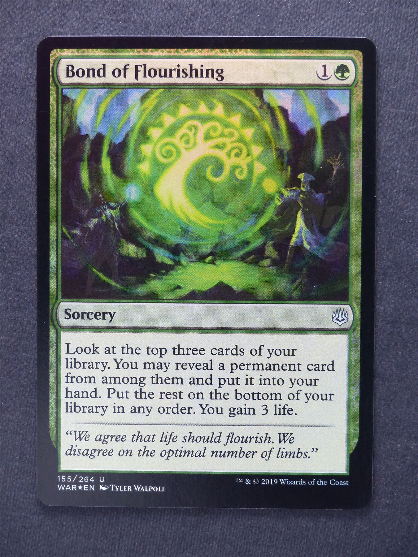 Bond of Flourishing Foil - Mtg Magic Cards #WQ