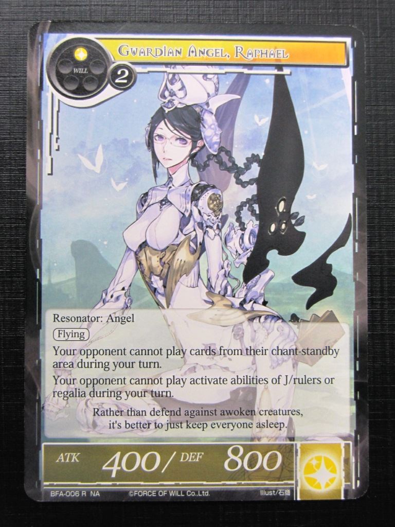 Force of Will Cards: GUARDIAN ANGEL, RAPHAEL # 15G37