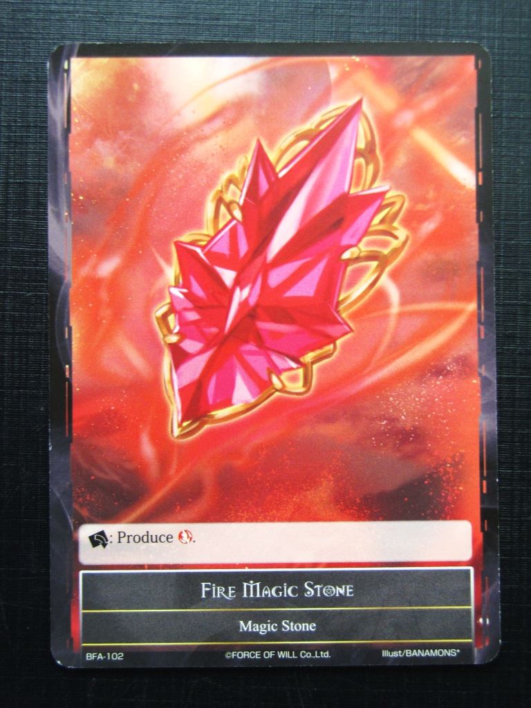 Force of Will Cards: FIRE MAGIC STONE # 22I8