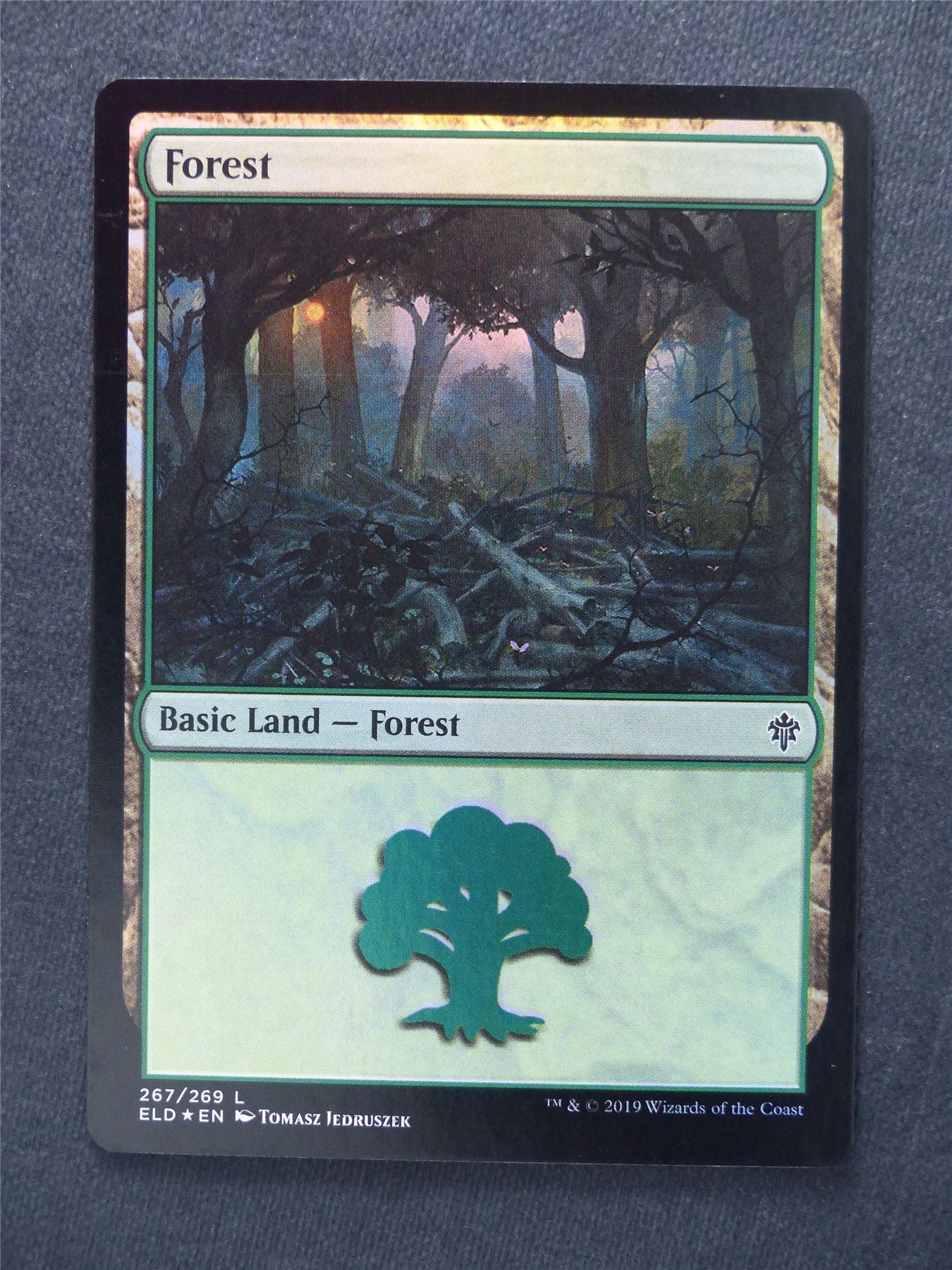 Forest 267/269 Foil - Mtg Magic Cards #YT