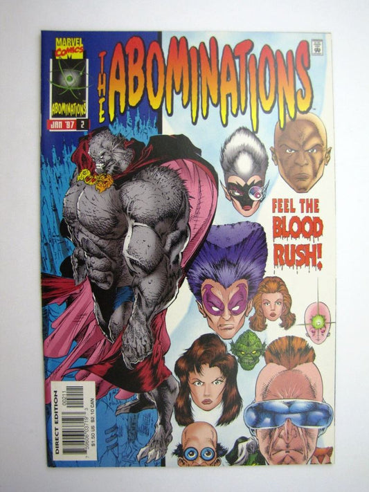 Defiant Comics: THE ABOMINATIONS #2 JANUARY 1997 # 24F55