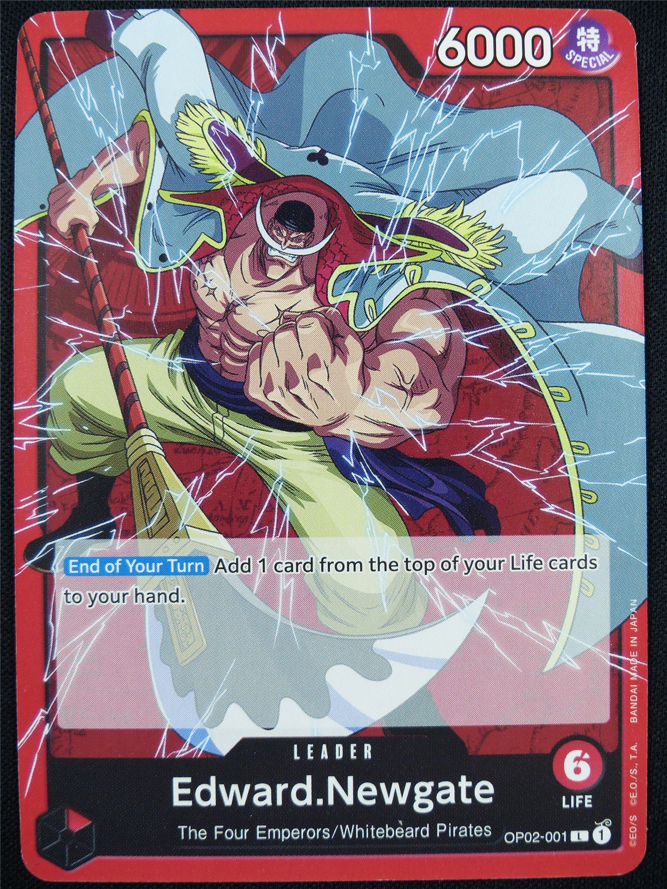 Edward.Newgate OP02-001 L - One Piece Card #E7
