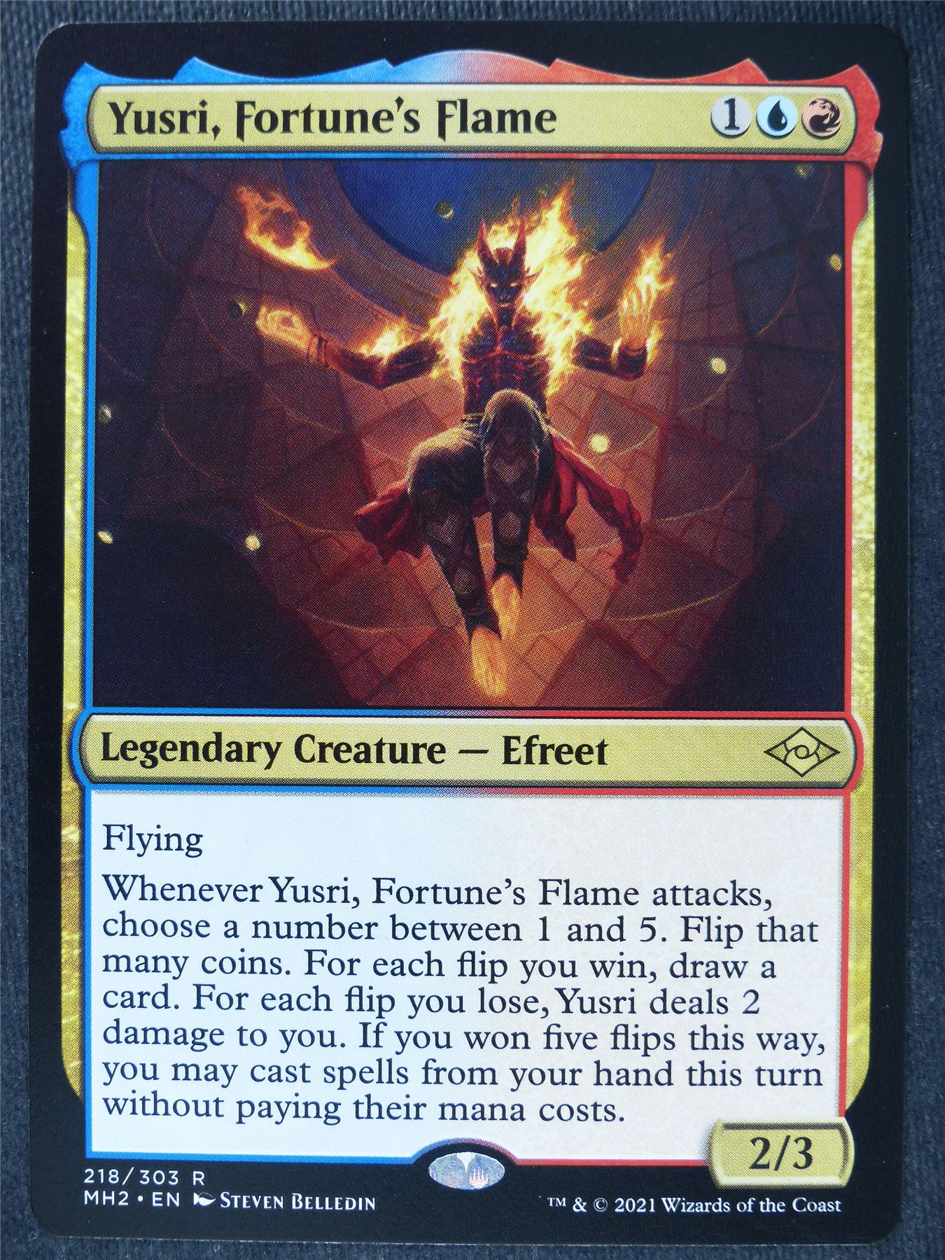Magic: The Gathering - Yusri, Fortune's Flame (218) - Modern Horizons 2 Single Card (Near Mint)