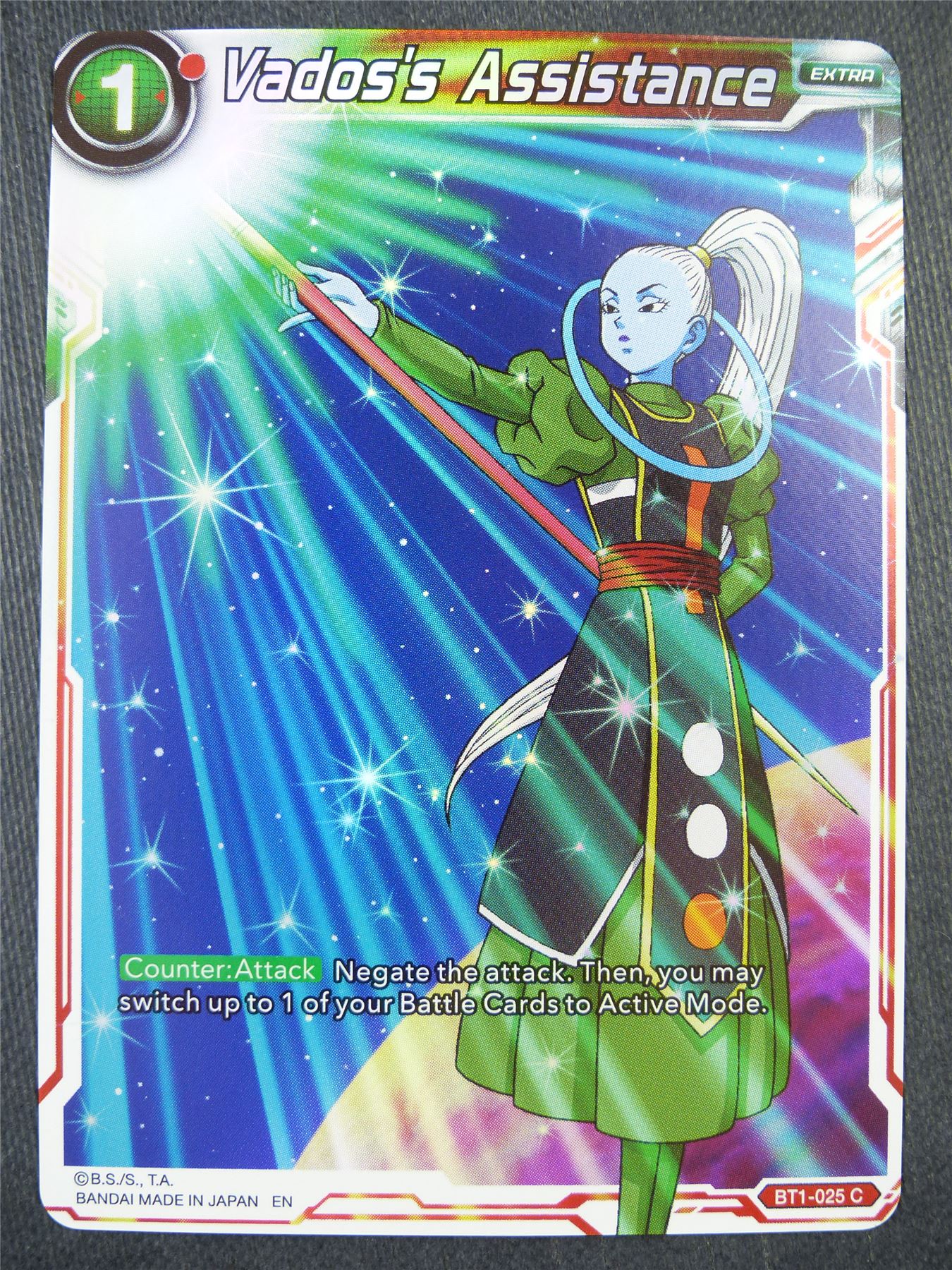 Vados's Assistance BT1 Foil - Dragon Bal Super Card #8ZB