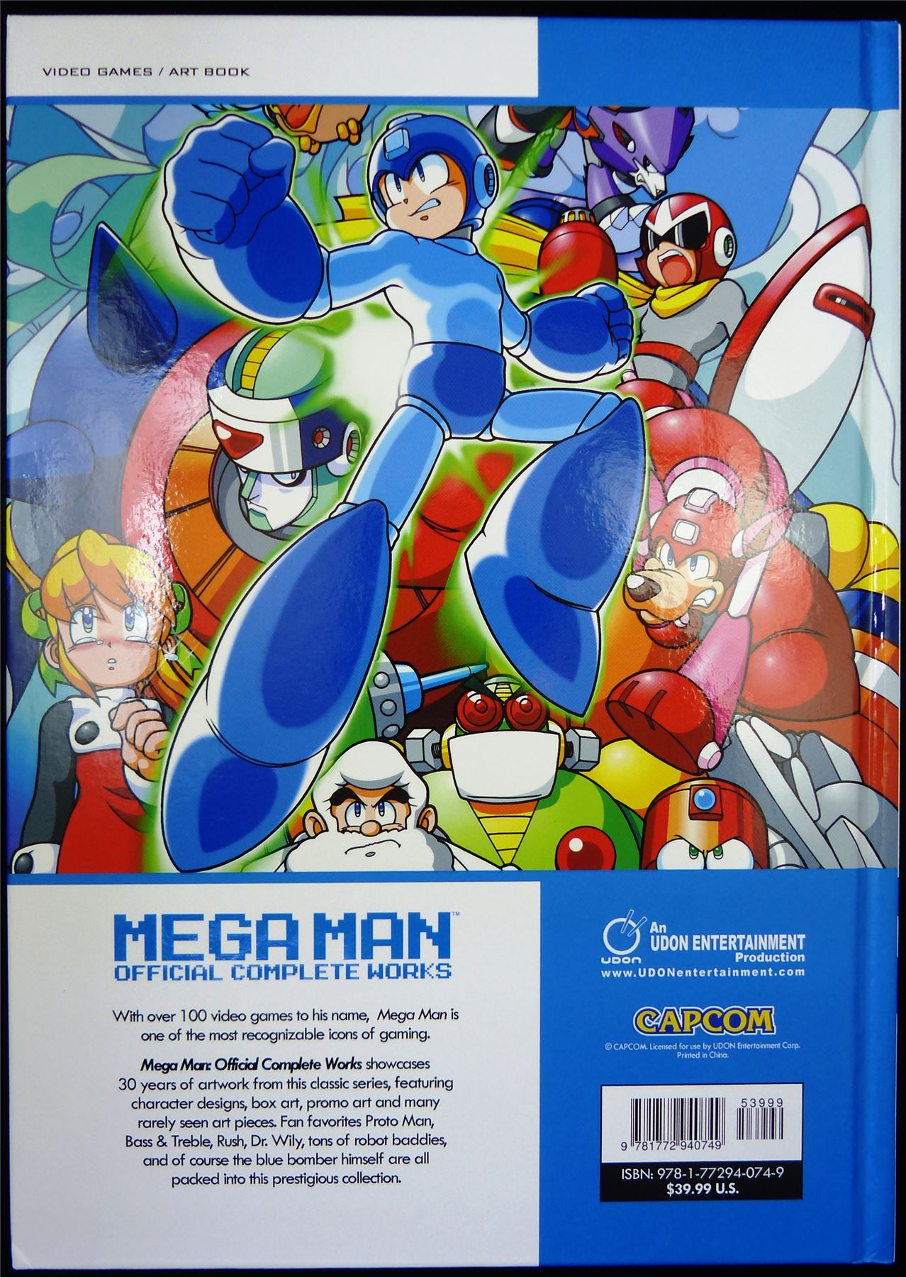 MEGAMAN Official Complete Works - Capcom Art Book Hardback #ZV