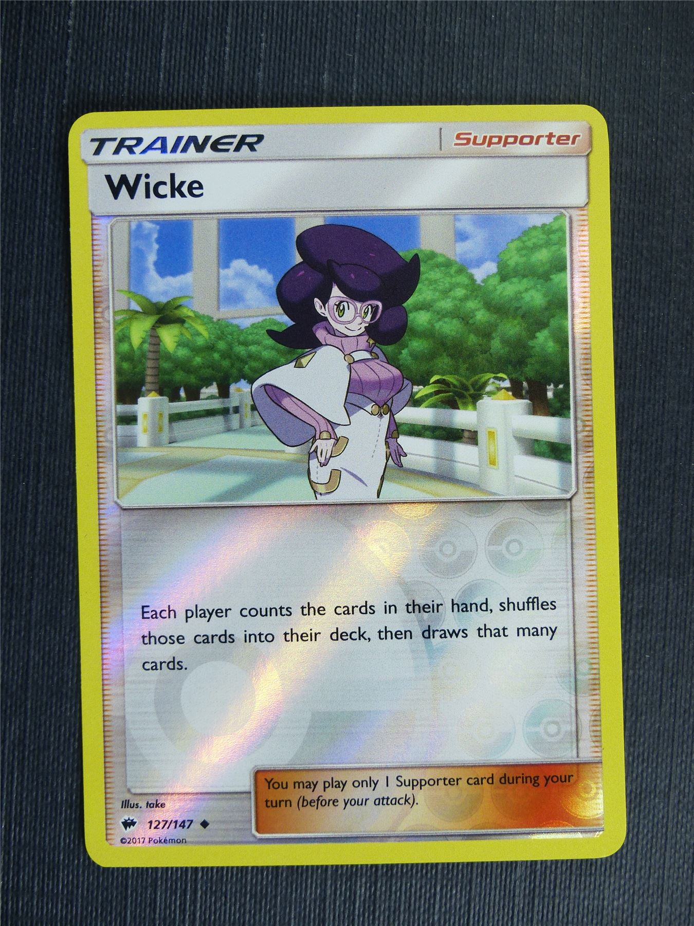 pokemon wicke card Wicke 127/147 Reverse Holo