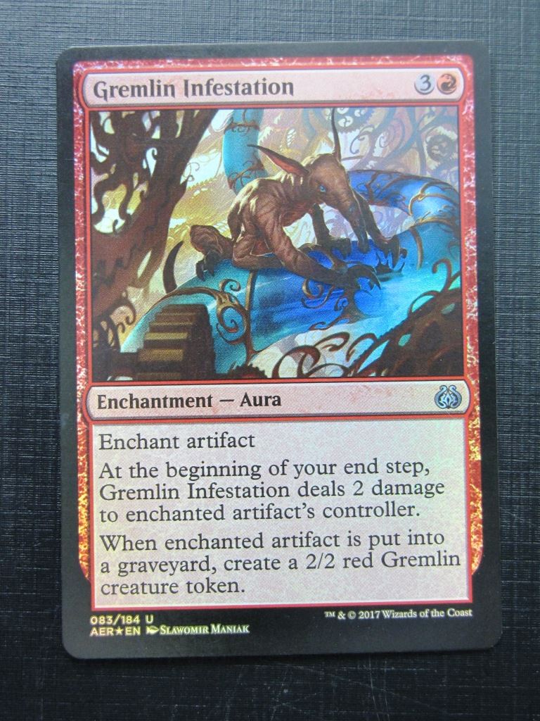 MTG Magic Cards: GREMLIN INFESTATION FOIL # 23G85 – Archeron
