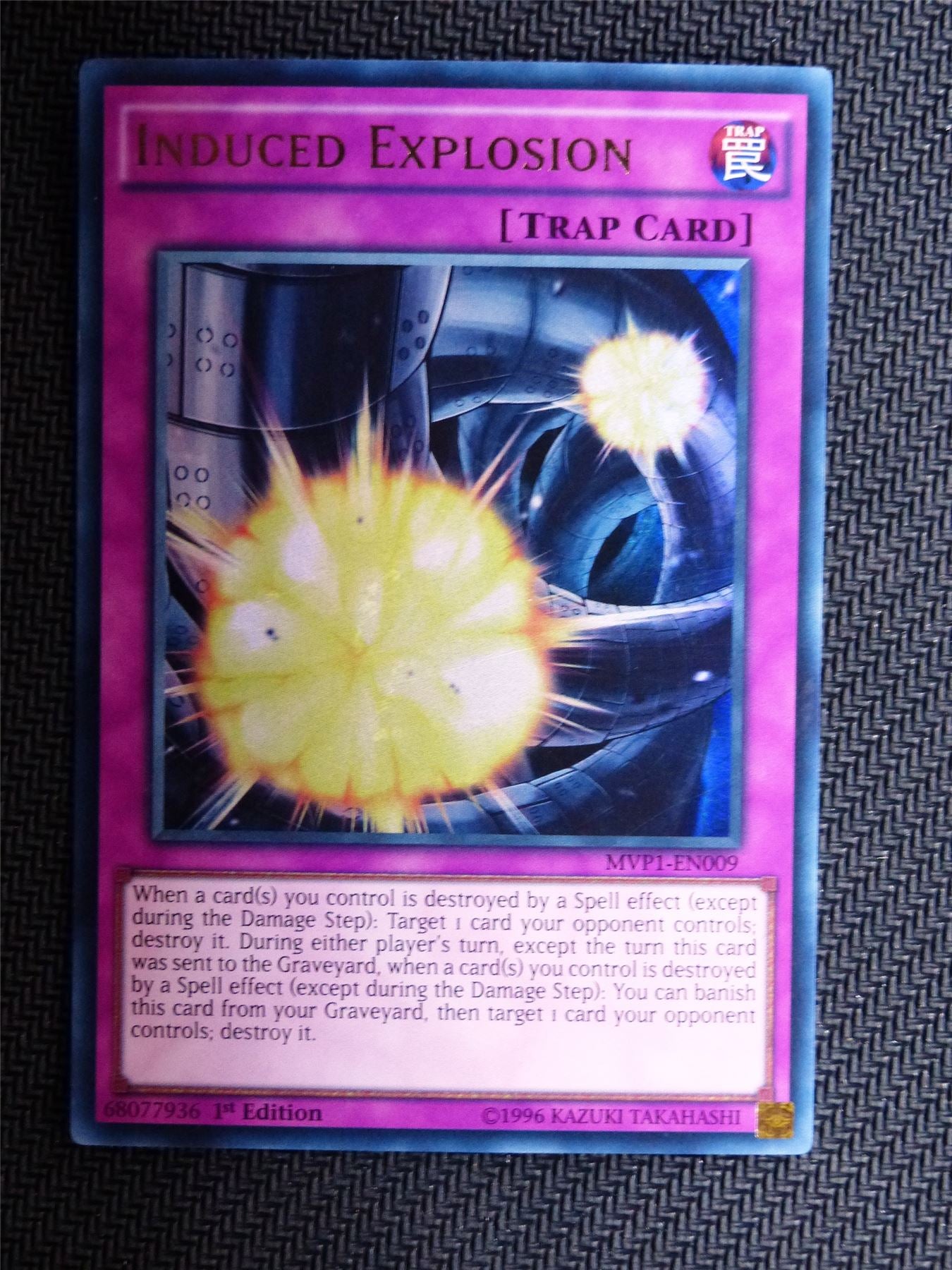 Induced Explosion - MVP1 - Ultra Rare - Yugioh Card # 1F54