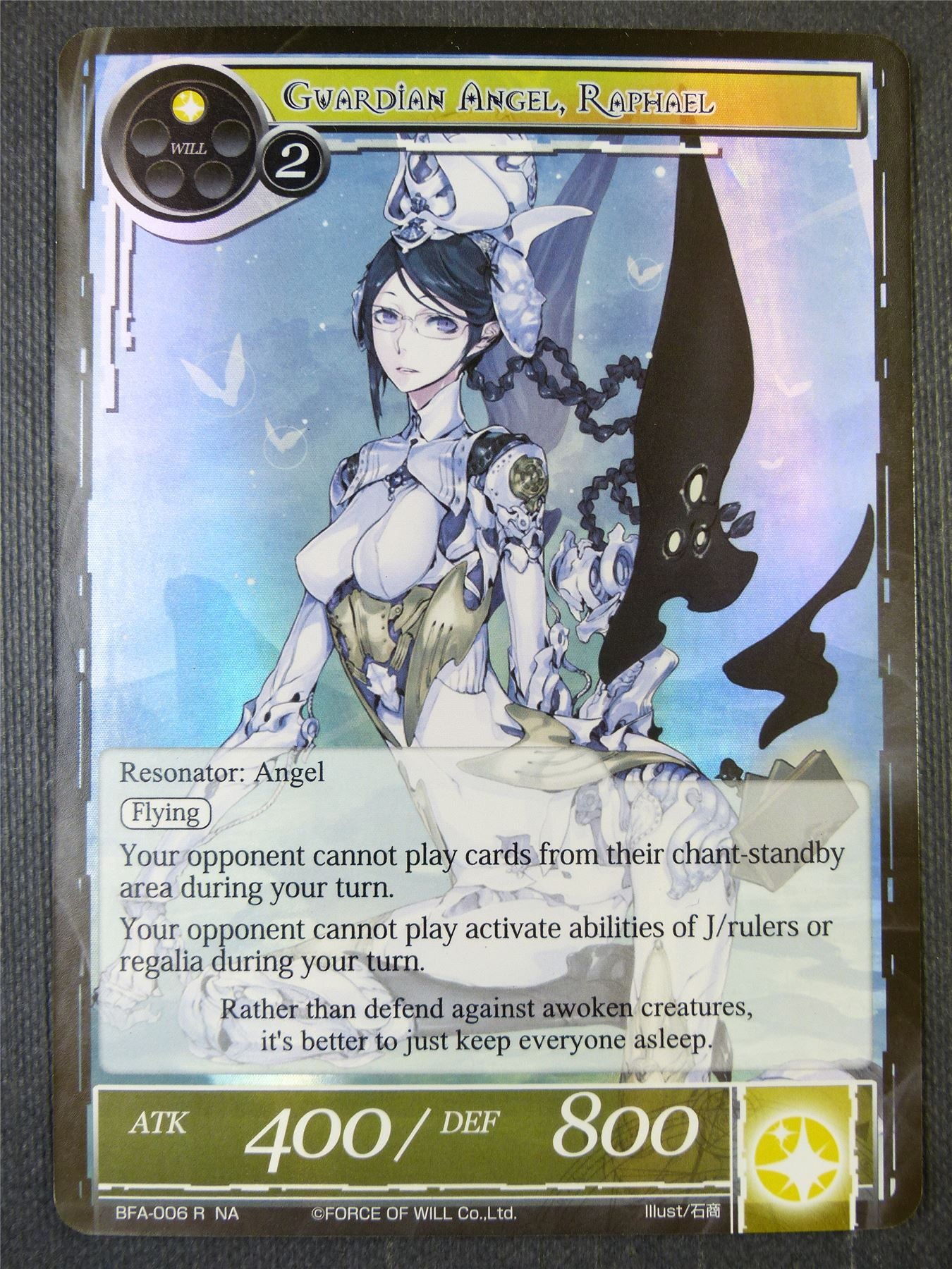 Guardian Angel Raphael Foil - Force of Will Card #29A