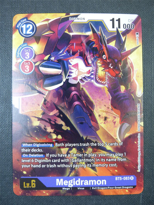 Megidramon BT5-083 R - Digimon Card #207