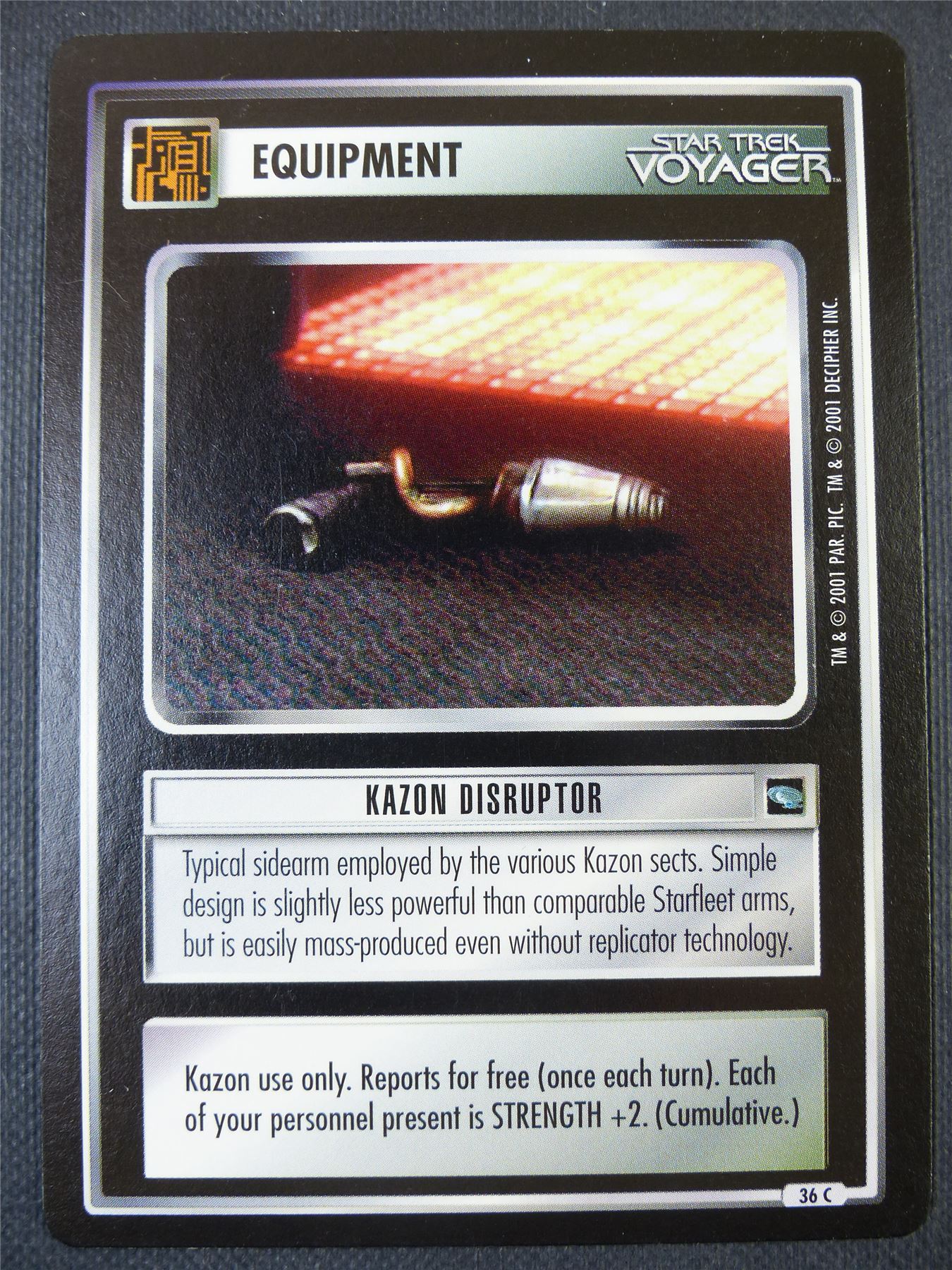 Kazon Disruptor - Voyager - Star Trek Card #68P