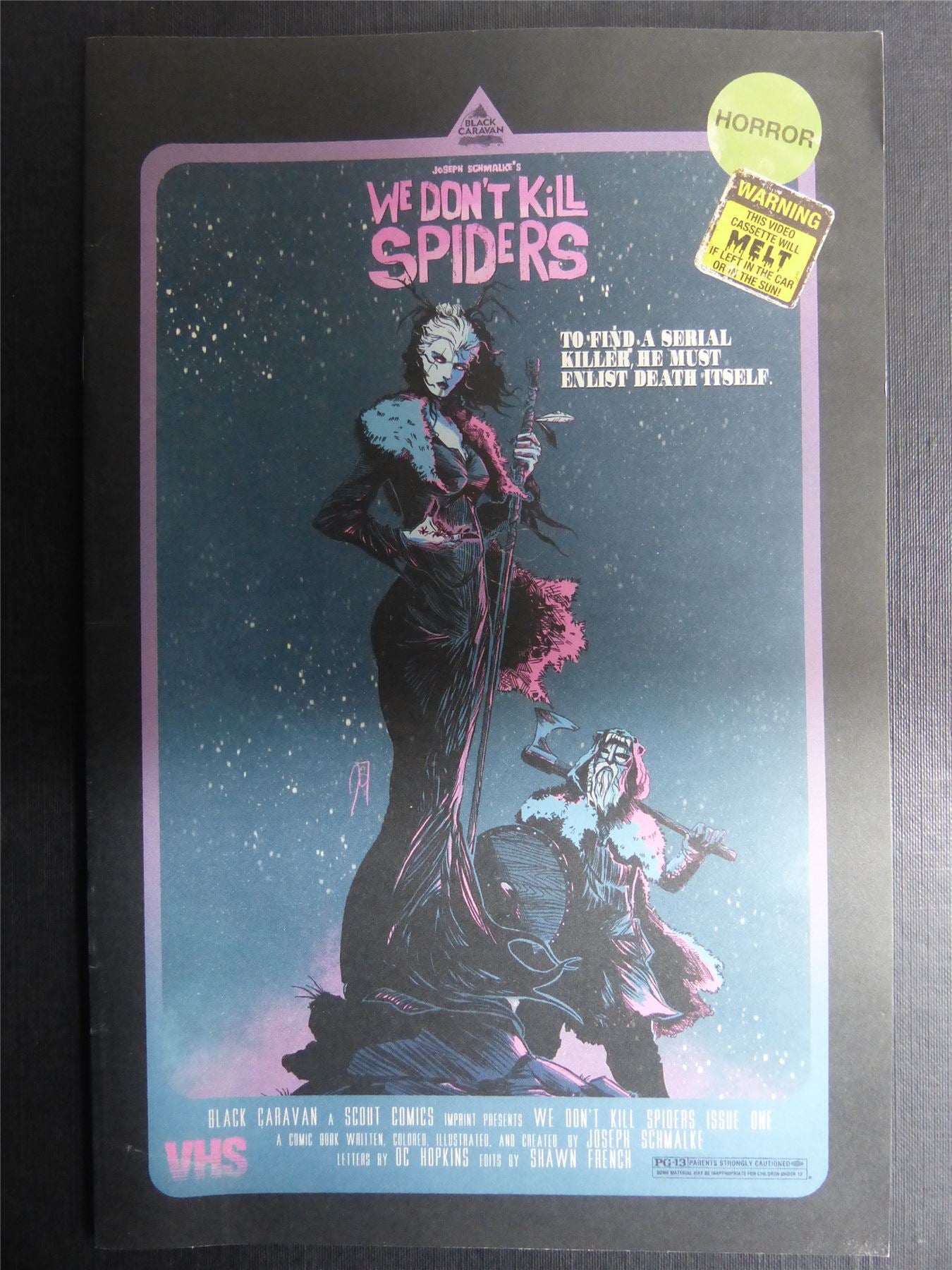 WE Don't Kill Spiders #1 VHS Variant - Aug 2021 - Black Caravan Comics #1CD