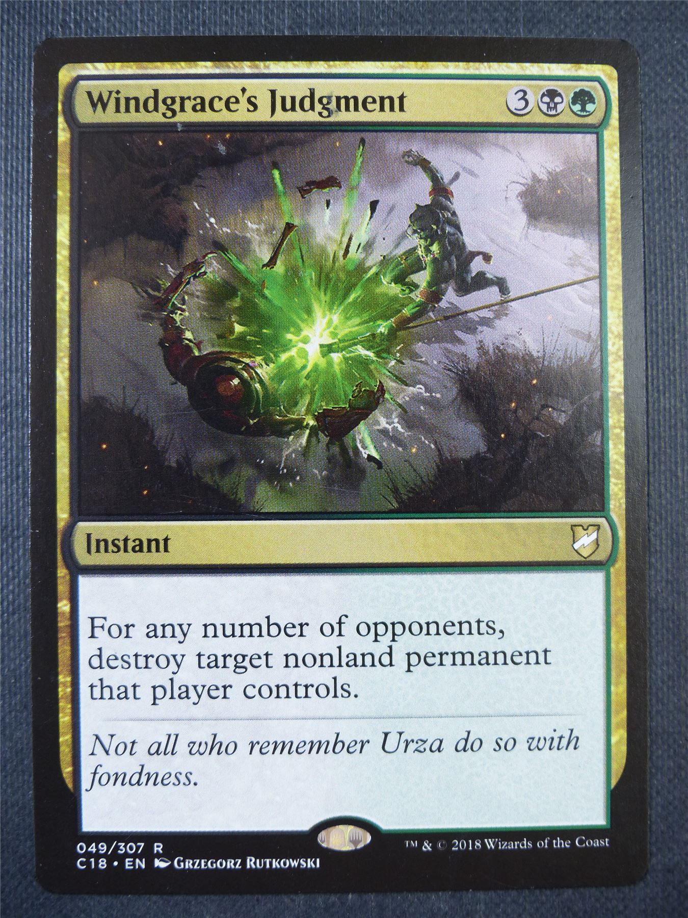 Windgrace's Judgment - Mtg Card #726