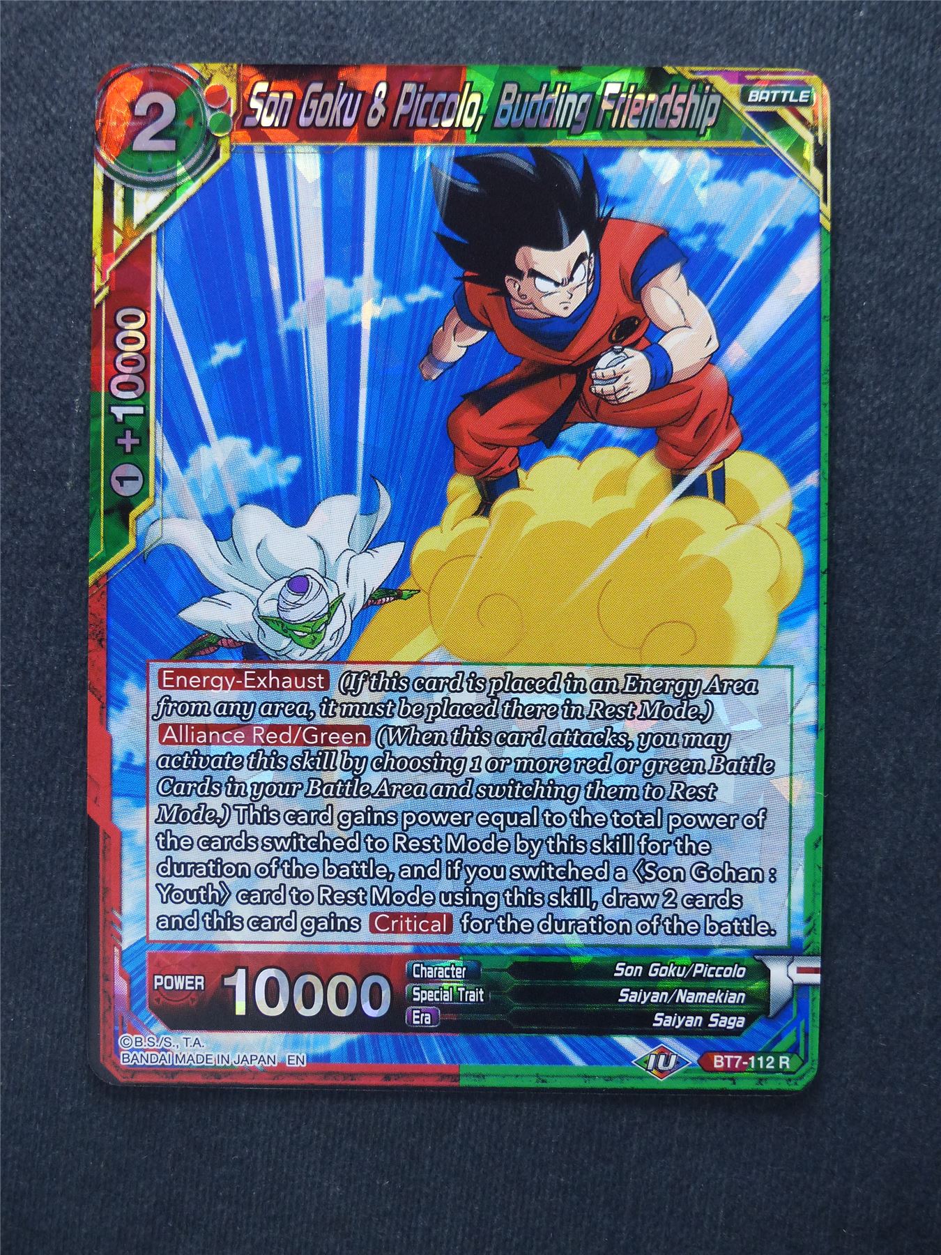 Son Goku & Piccolo Budding Friendship - Dragon Ball Super Cards #12U
