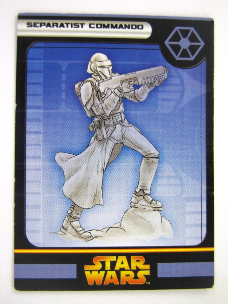 Star Wars Miniature Spare Cards: SEPARATIST COMMANDO # 11C17