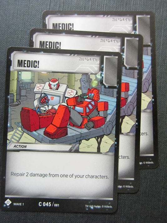 Medic! C 045/081 x3 - Transformers Cards # 7F64