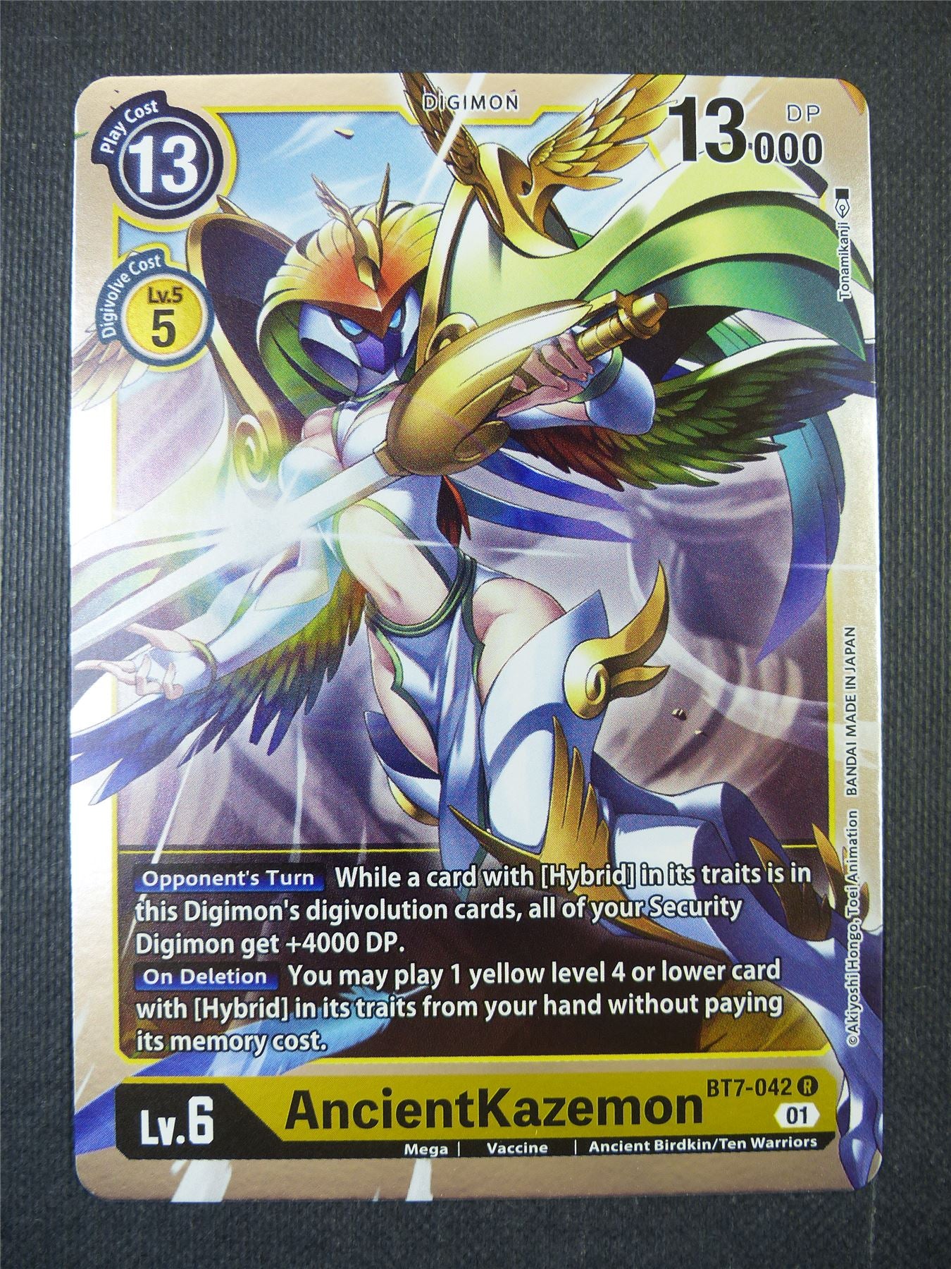 AncientKazemon BT7-042 R - Digimon Card #1ZS Archeron AncientKazemon BT7-042 R - Digimon Card #1ZS Archeron