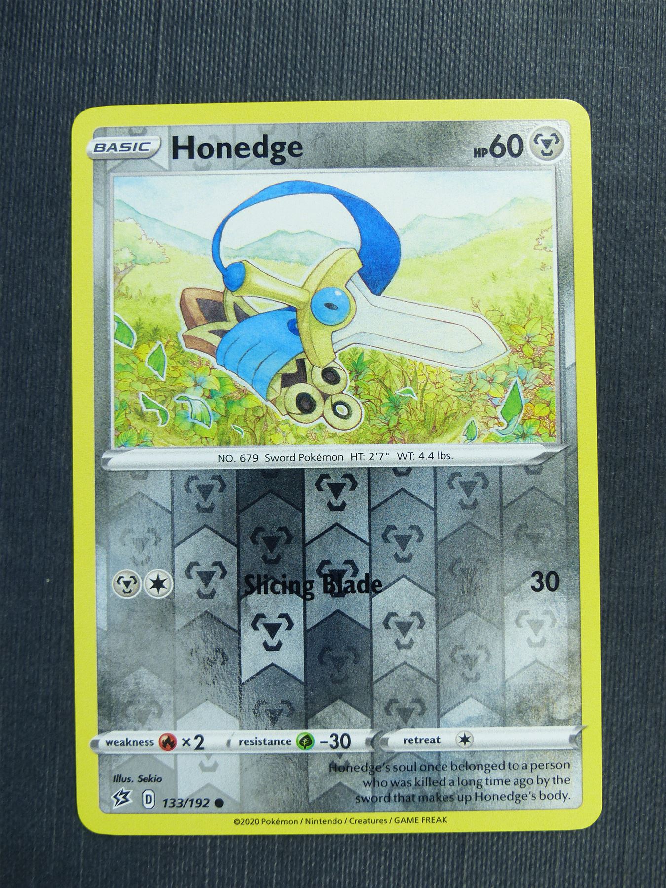 Honedge 133/192 Holo - RCL - Pokemon Card #3JK