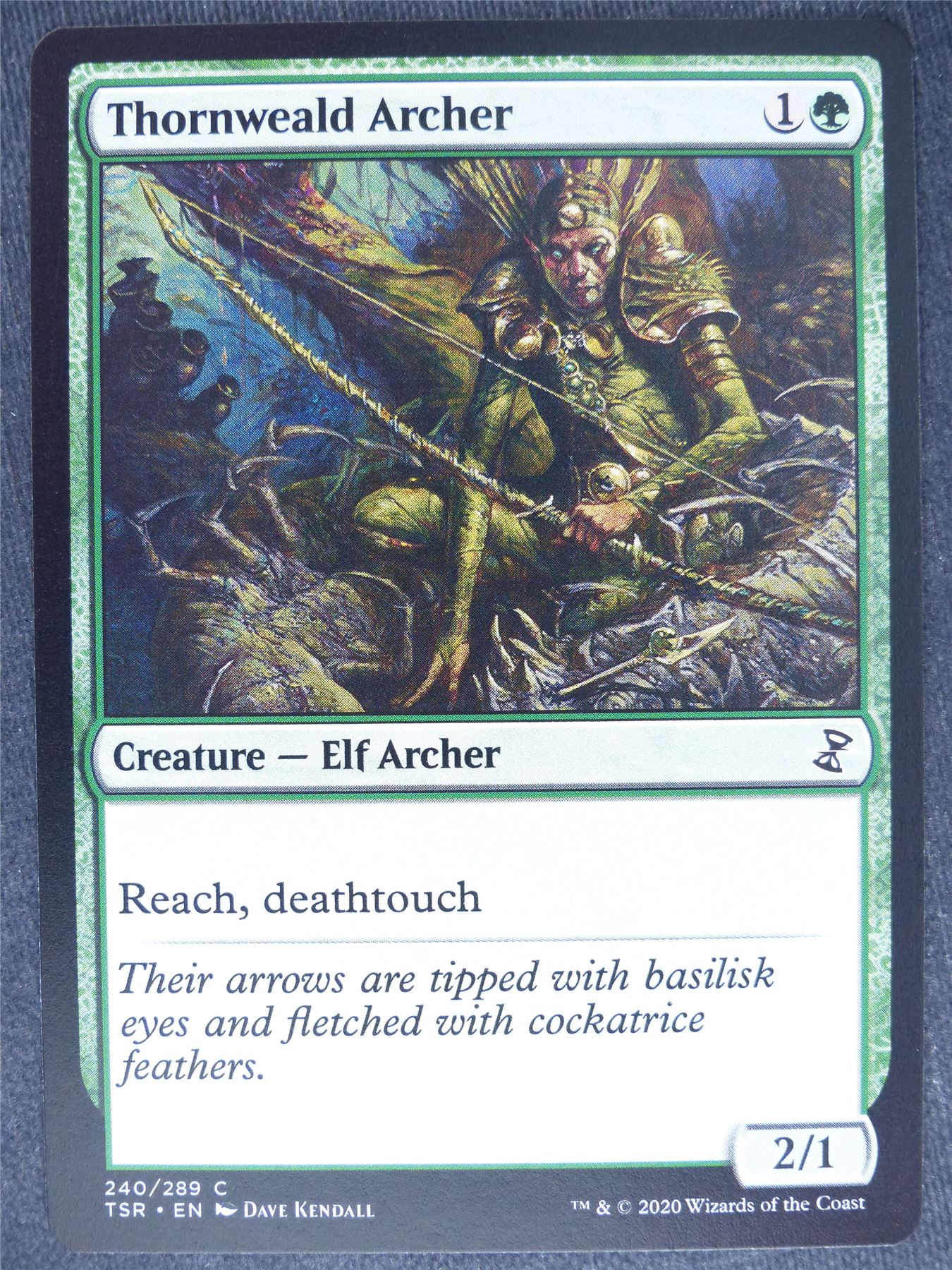 Thornweald Archer Remastered Mtg Magic Cards Y2