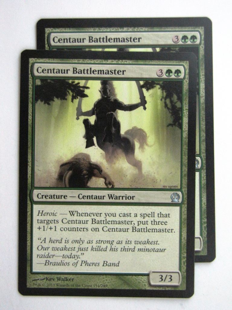 MTG Magic Cards: CENTAUR BASTTLEMASTER x2 Theros # 24D77 – Archeron