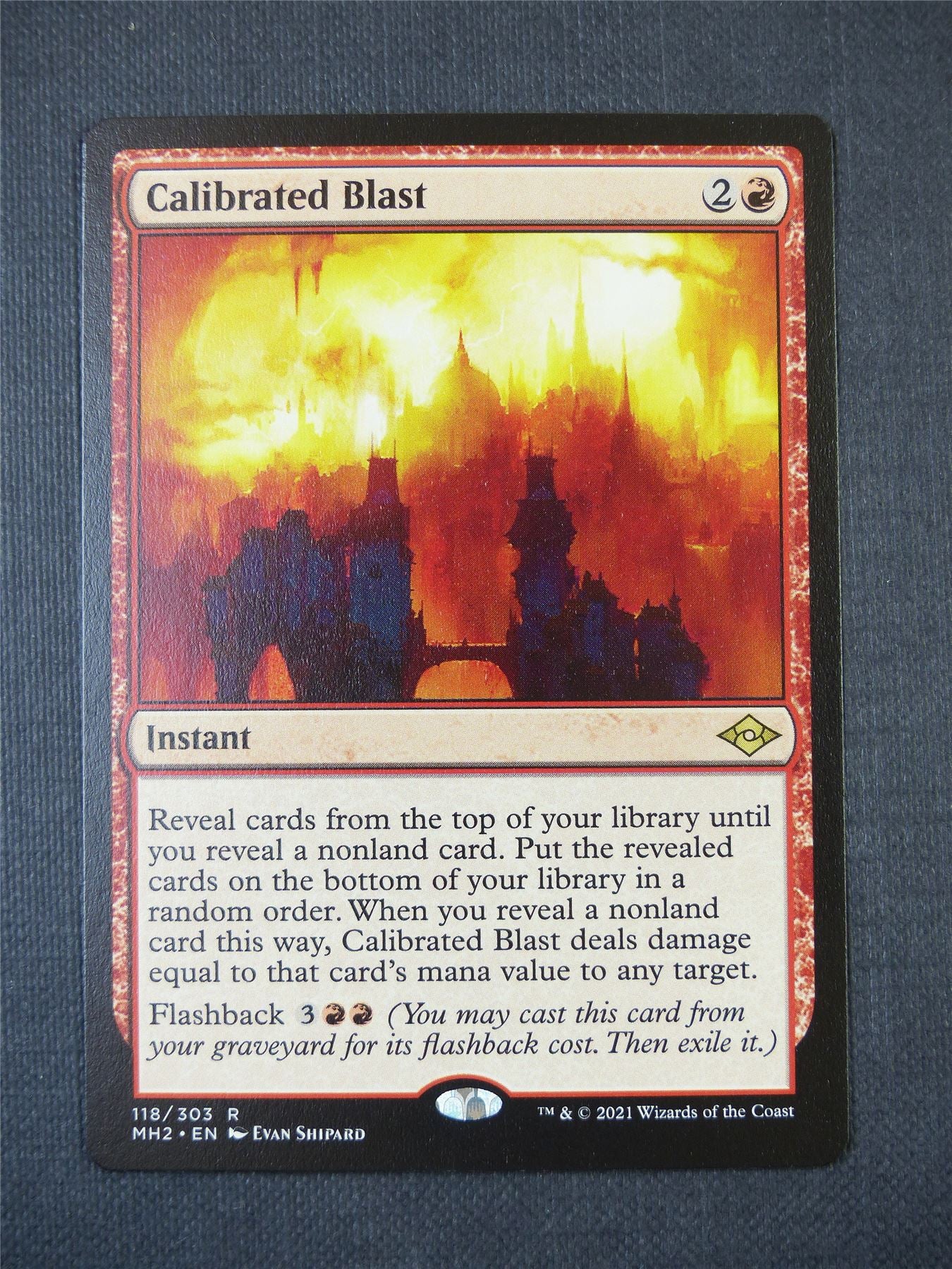 Calibrated Blast Rare - Mtg Card #53G