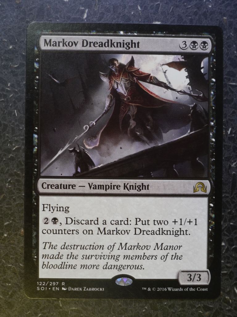 MTG Magic Cards: MARKOV DREADKNIGHT # 6F45