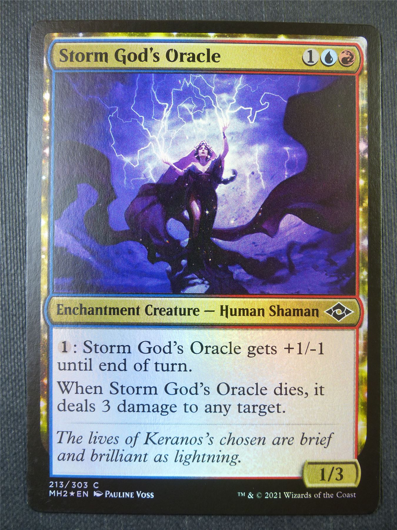Storm God's Oracle Foil - Mtg Card #98J