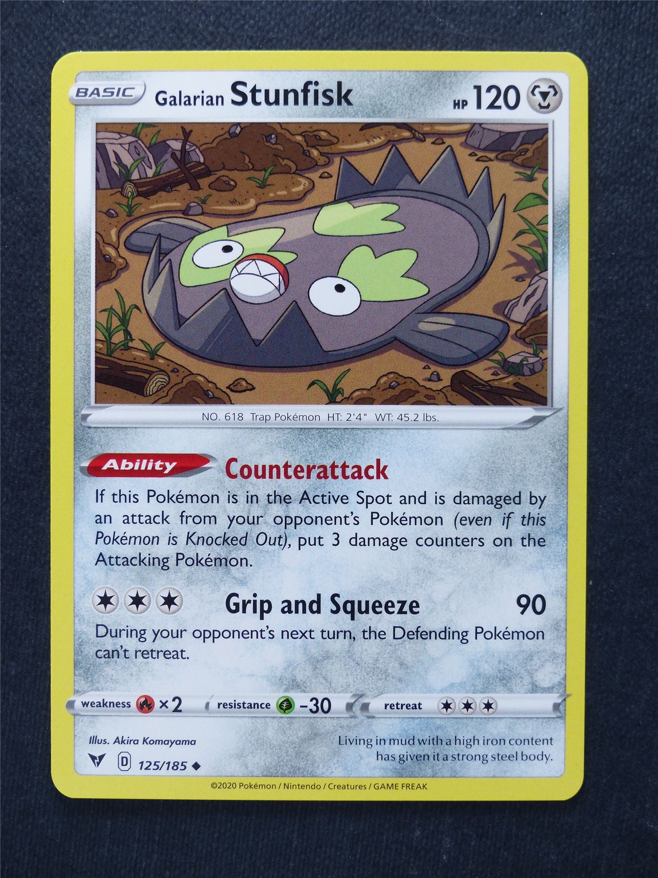 Galarian Stunfisk 125/185 - Vivid Voltage