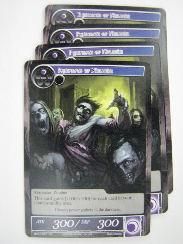 Force Of Will Cards: REMNANTS OF NILFHEIM x4 # 13C36
