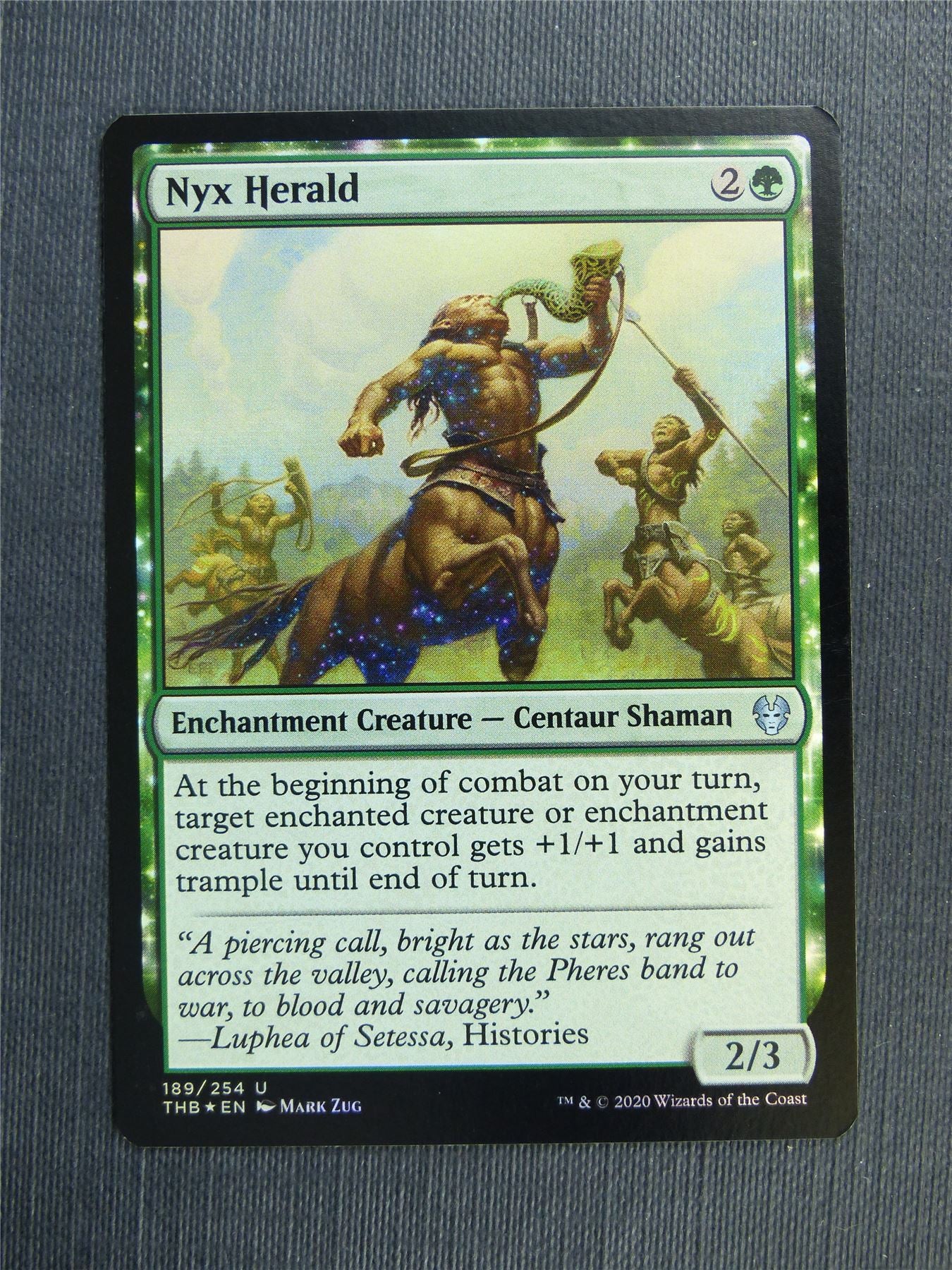 Nyx Herald Foil - Mtg Magic Cards #3AD