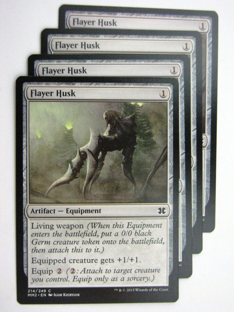 MTG MODERN MASTERS TWO: FLAYER HUSK x4 # 28B96