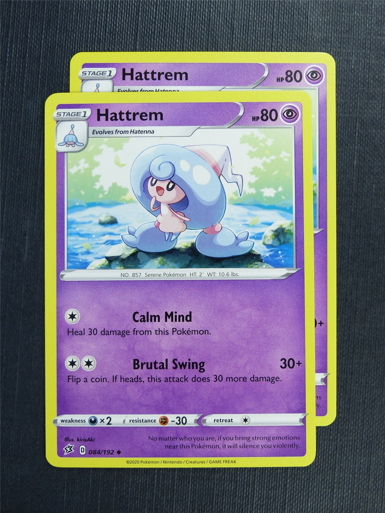 Hattrem 084/192 x2 - RCL - Pokemon Card #3KL