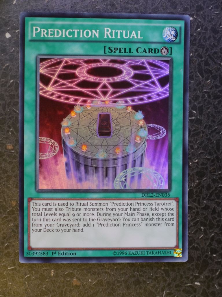 Yugioh Cards: PREDICTION RITUAL DRL2 SUPER RARE # 3D61
