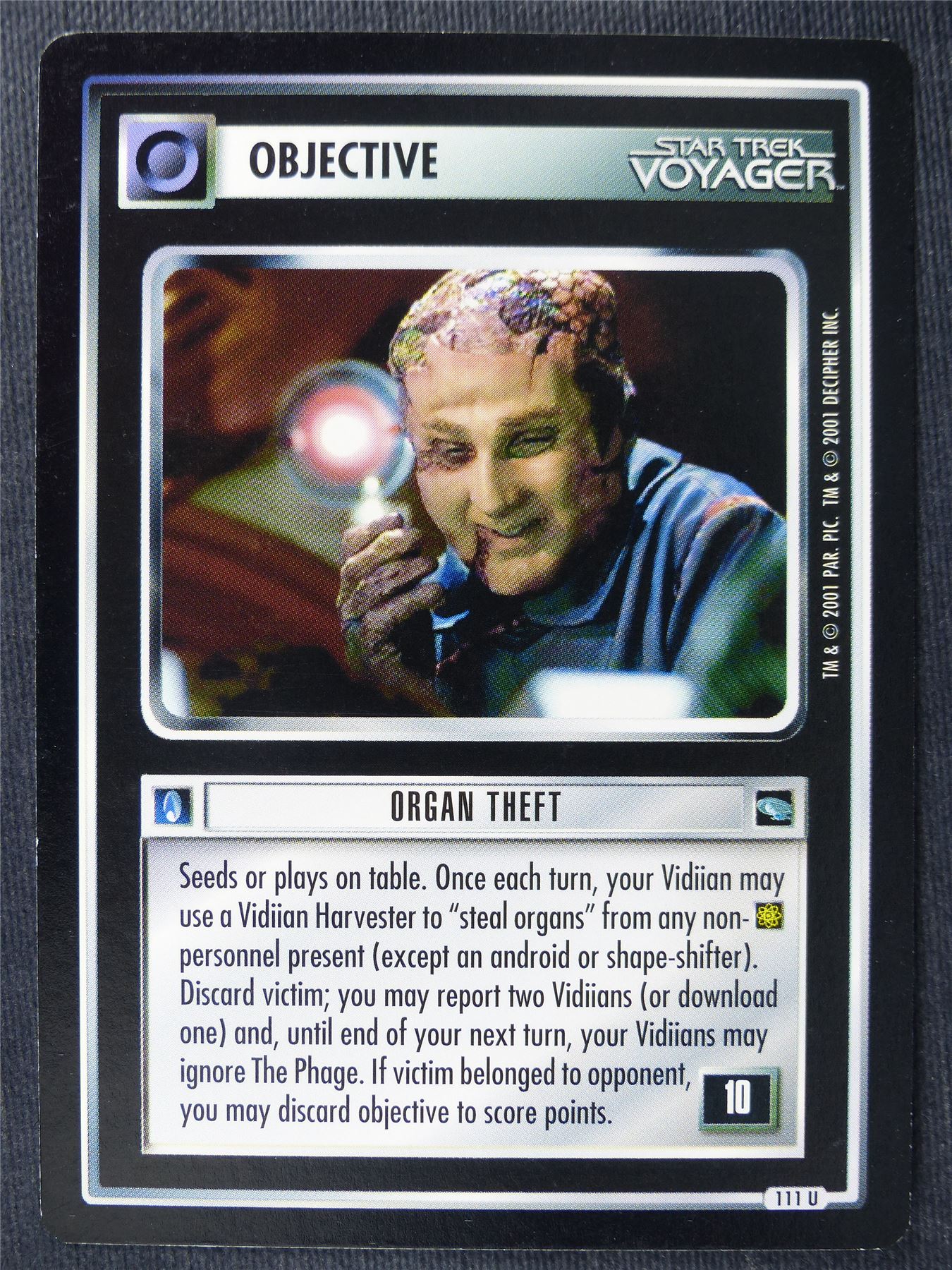 Organ Theft - Voyager - Star Trek Cards #10M