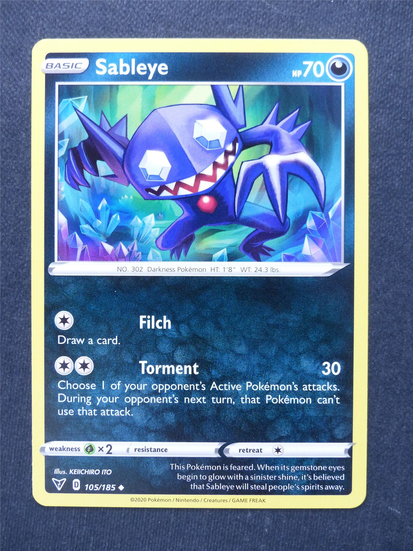 Sableye 105/185 - Vivid Voltage
