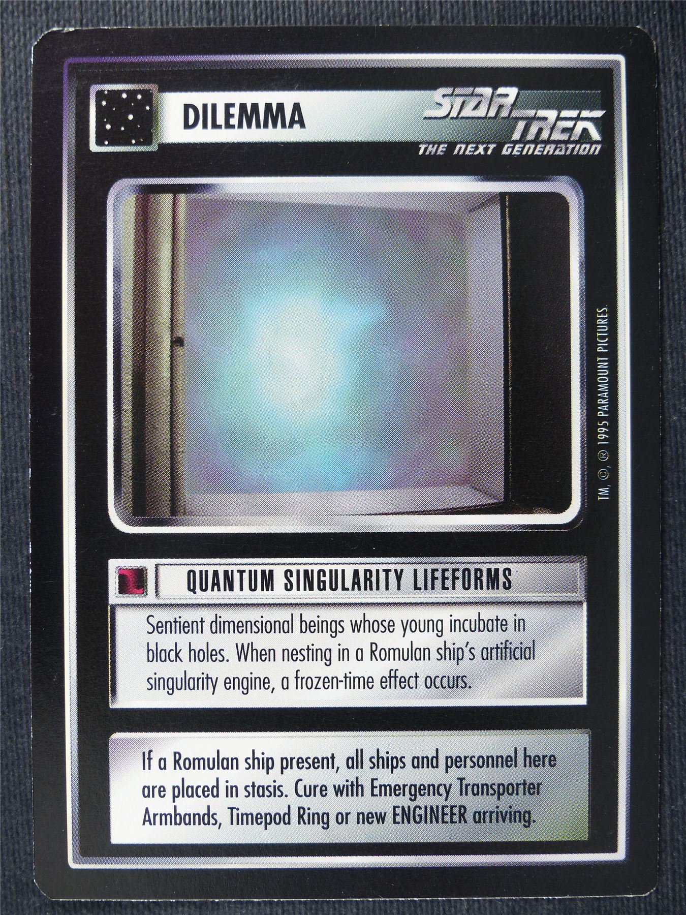 Quantum Singularity Lifeforms - NG - Star Trek Cards #17U