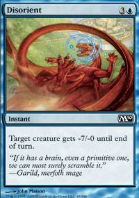 Mtg Magic Card: M10 : Disorient