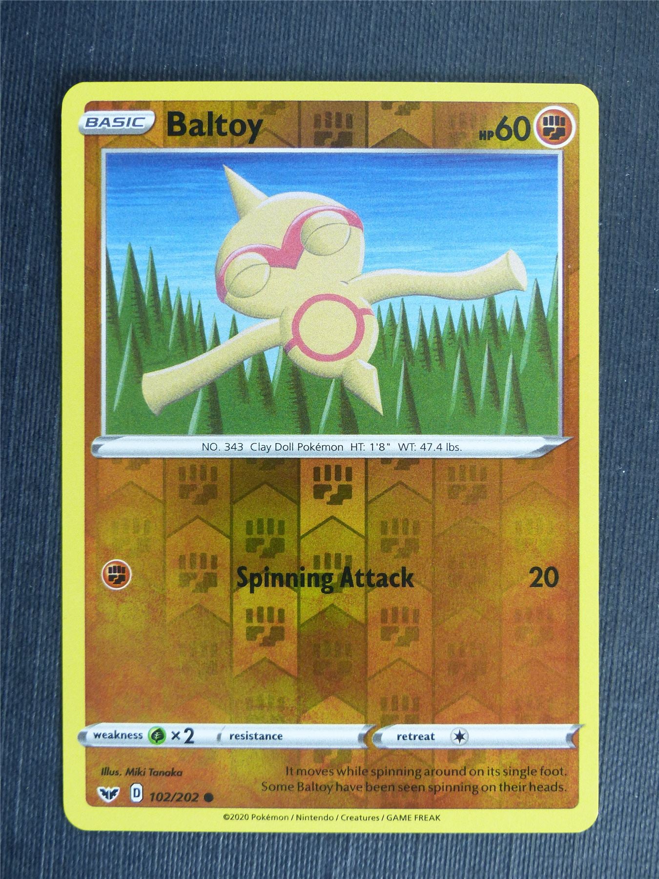 Baltoy 102/202 Reverse Holo - Pokemon Cards #2KA Archeron Baltoy 102/202 Reverse Holo - Pokemon Cards #2KA Archeron