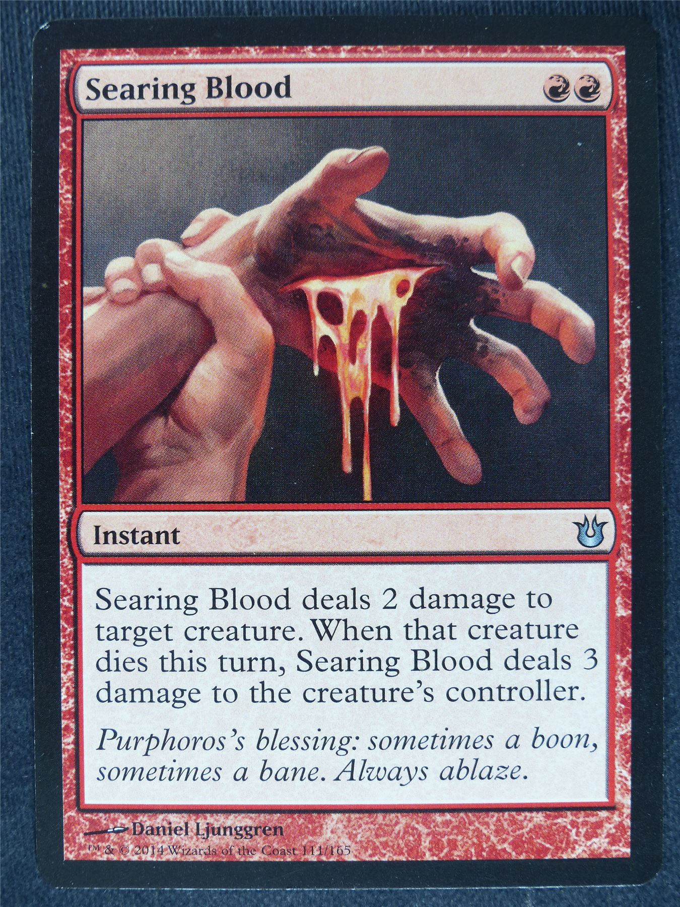 Searing Blood - Mtg Magic Cards #B1