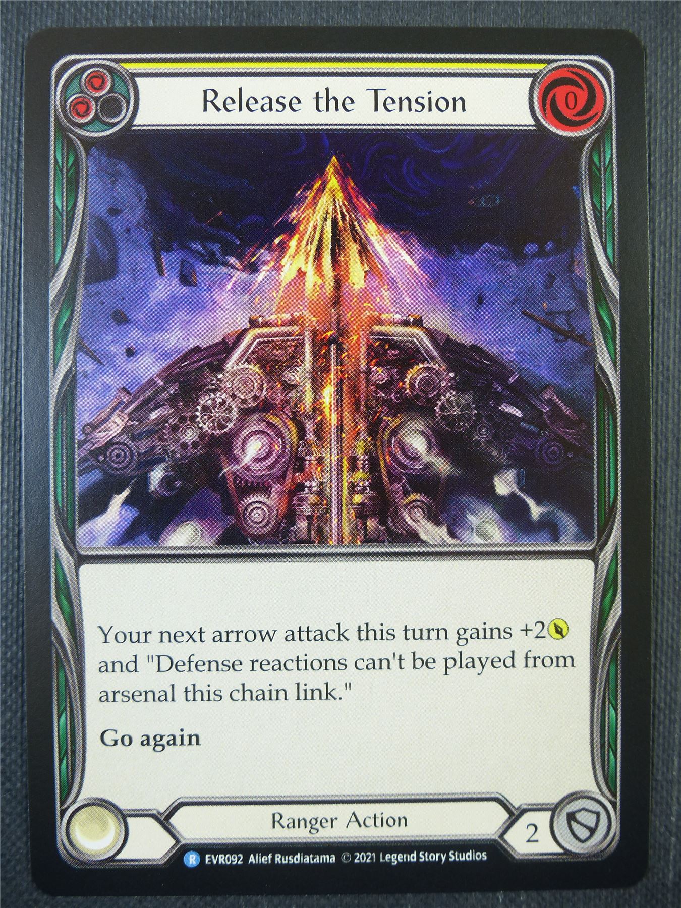 Release the Tension Yellow - 1st ed Everfest - Flesh & Blood Card #6HZ